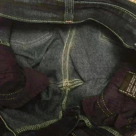 7 For All Mankind The Slim Cigarette Dark Wash Skinny Jeans Size 24 - Picture 8 of 14